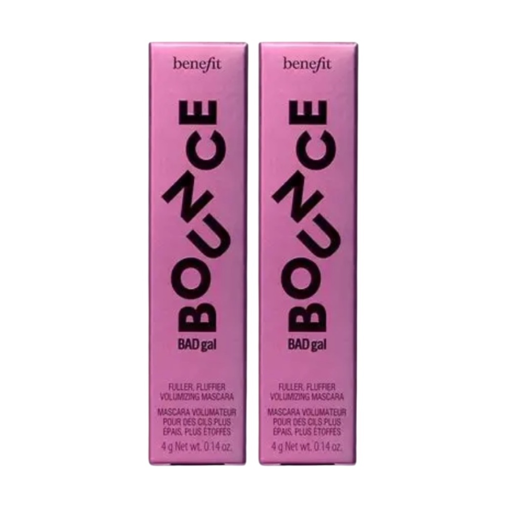 2 x BENEFIT BADgal BOUNCE Fuller, Fluffier, Volumizing Mascara - 0.1 oz ea. NIB